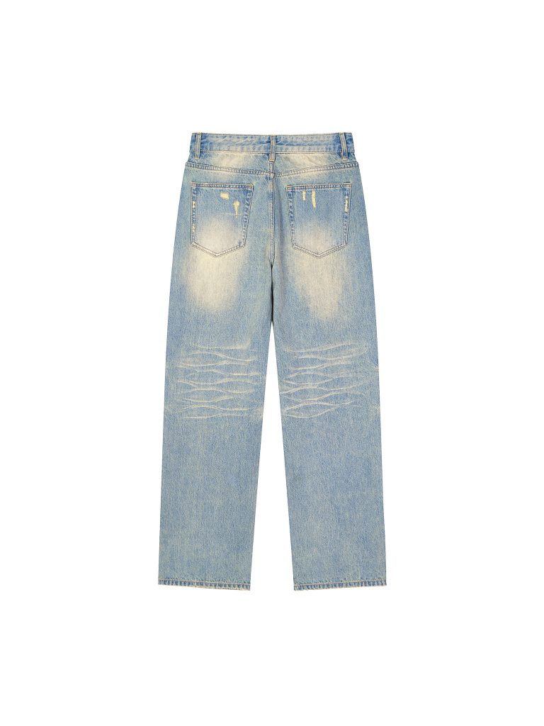 Sun Fade Raw Hem Denim Jeans-gallery-2_2048px