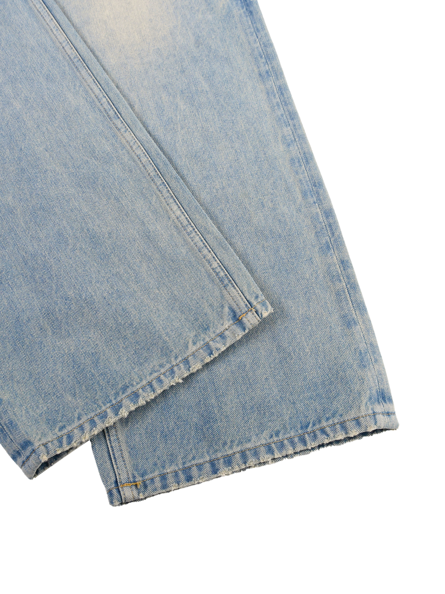 Sun Fade Raw Hem Denim Jeans-gallery-4_2048px